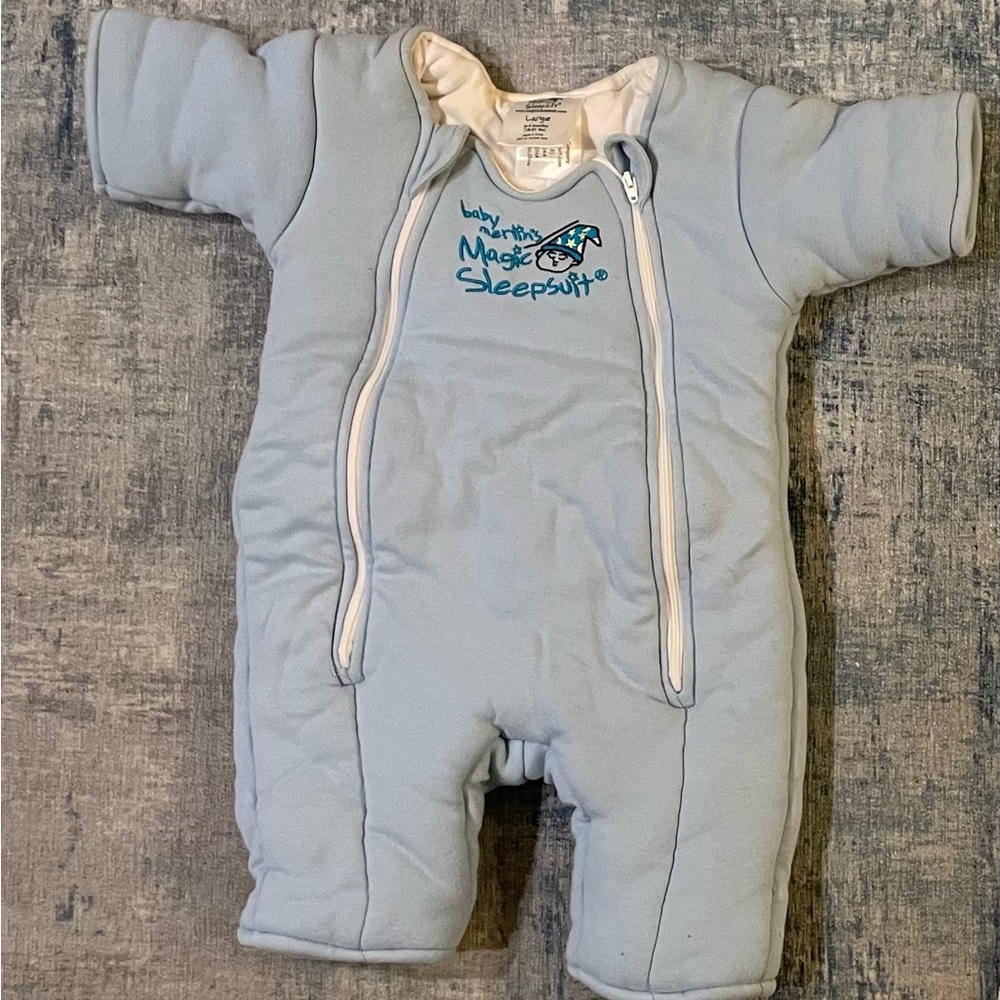 Baby Merlin Magic Sleepsuit (blue, large)